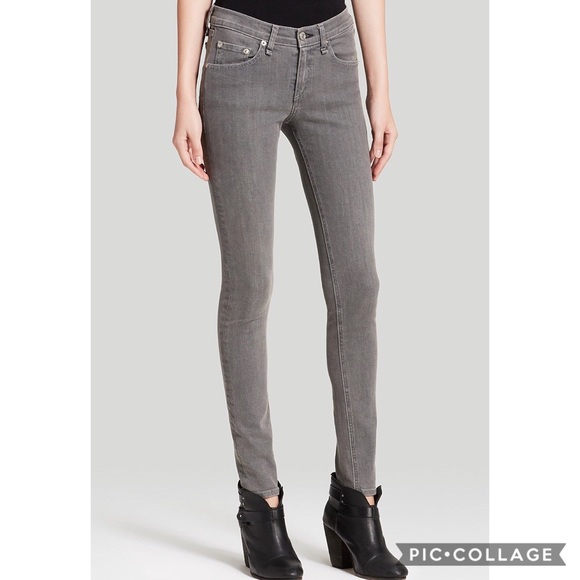 rag & bone Denim - Rag & Bone Skinny Jeans In Gray